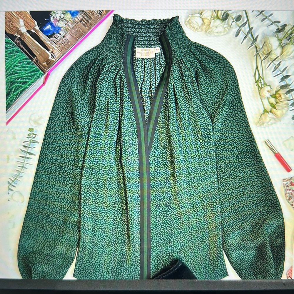 Rungolee 100%Silk Aspen blouse size small